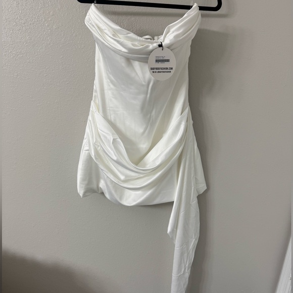 Babyboo Mona Mini Dress (Ivory) - Picture 5 of 6